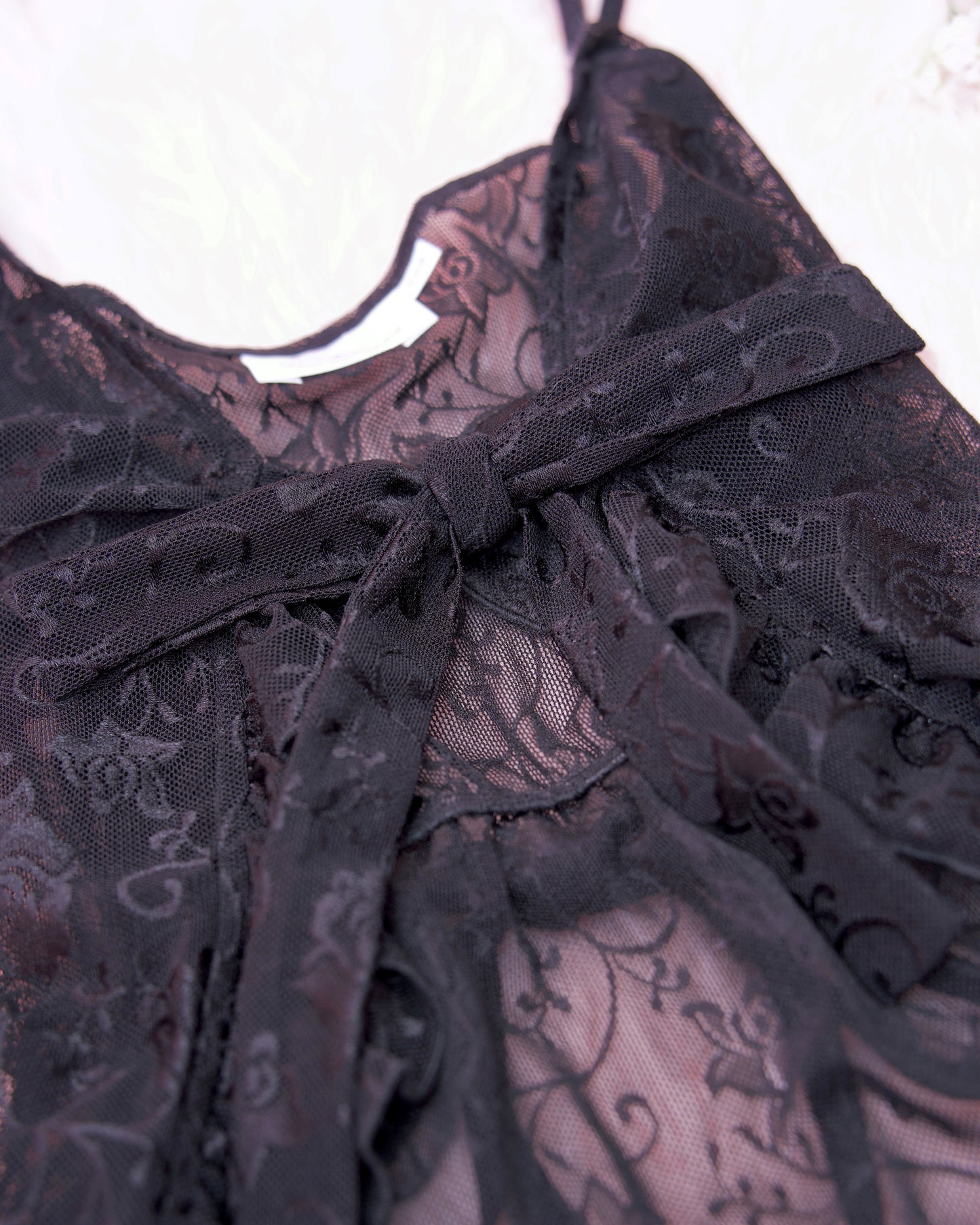 Dreamy Lace Layering Dress - Black // PREORDER