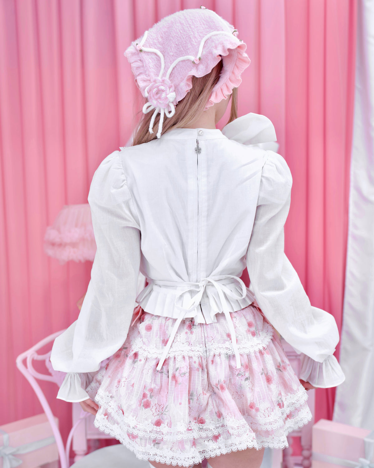 Dear Juliet Ribbon Blouse - White // PREORDER