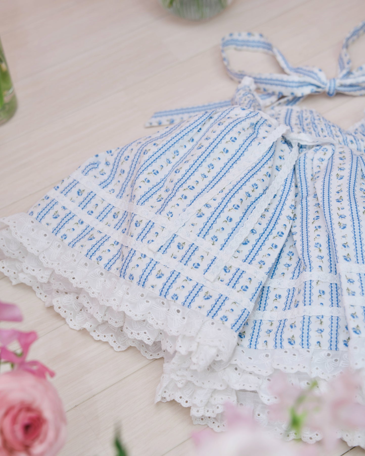 Dollhouse Lace Set Skirt - Blue // PREORDER