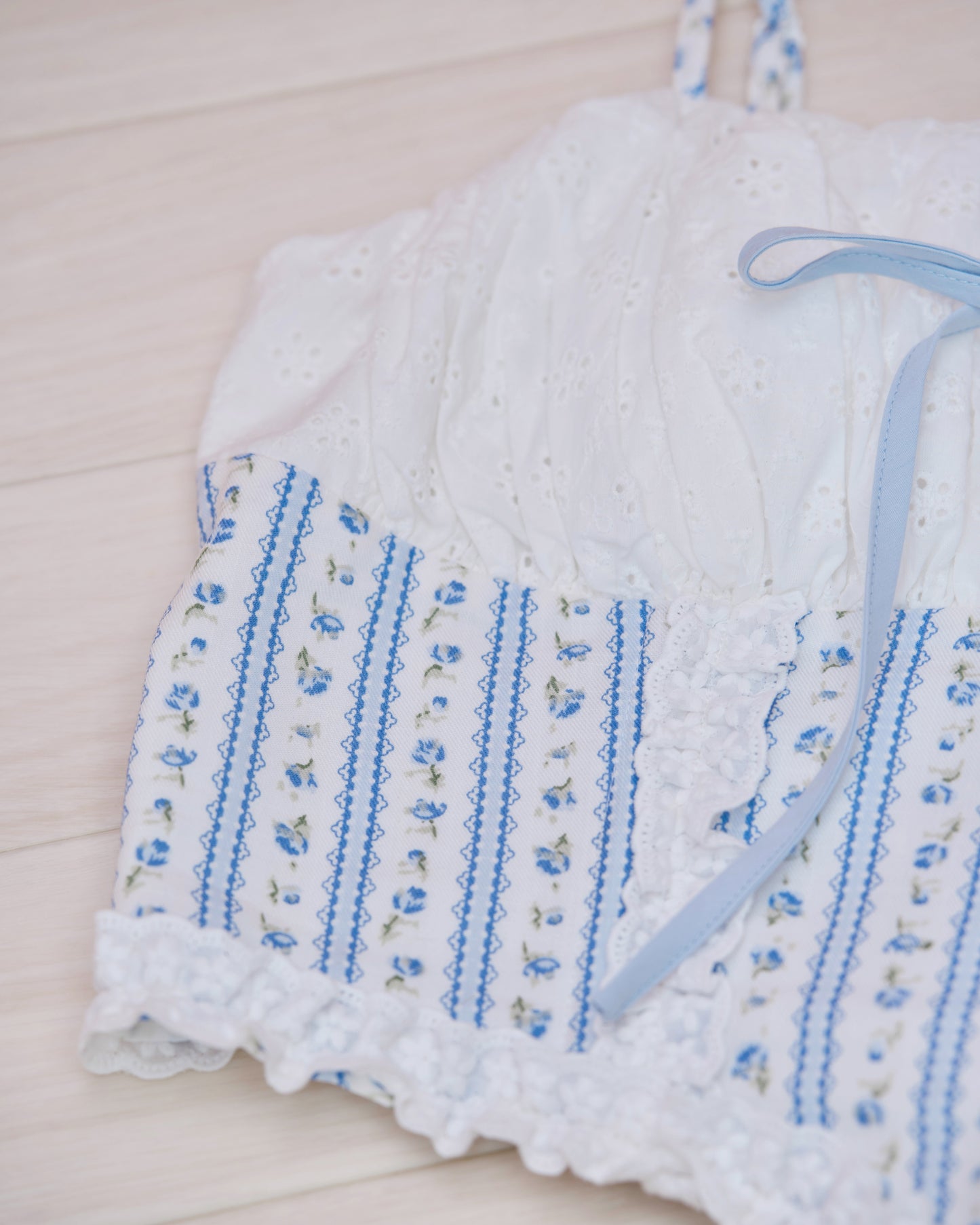 Dollhouse Lace Set Bustier - Blue // PREORDER