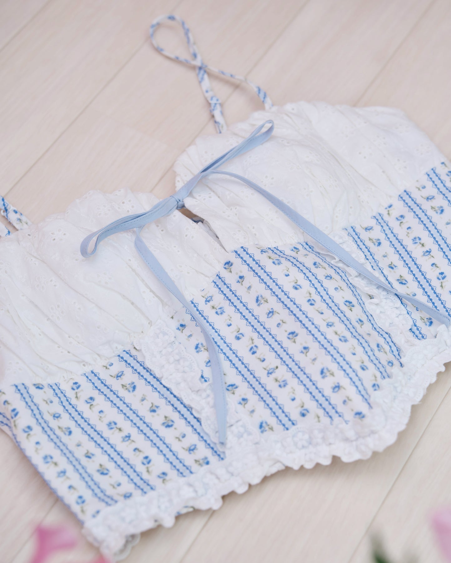 Dollhouse Lace Set Bustier - Blue // PREORDER