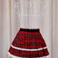 Prep School Idol Red Check Skirt