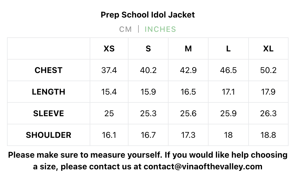 Prep School Idol Red Check JACKET