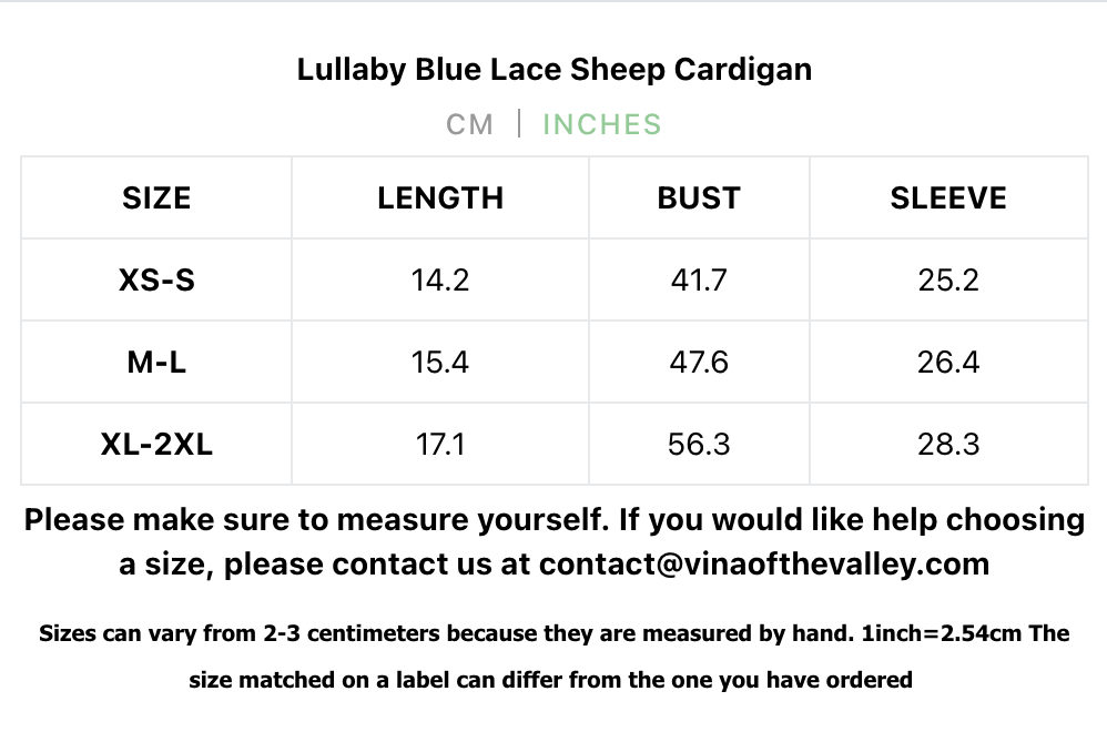 Lullaby Blue Lace Sheep Cardigan