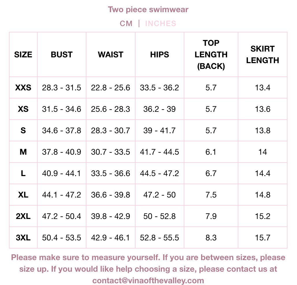 Candy Heart Two Piece Swimsuit Blue TOP PREORDER