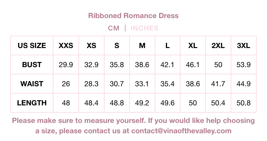Ribboned Romance Dress - Black // PREORDER