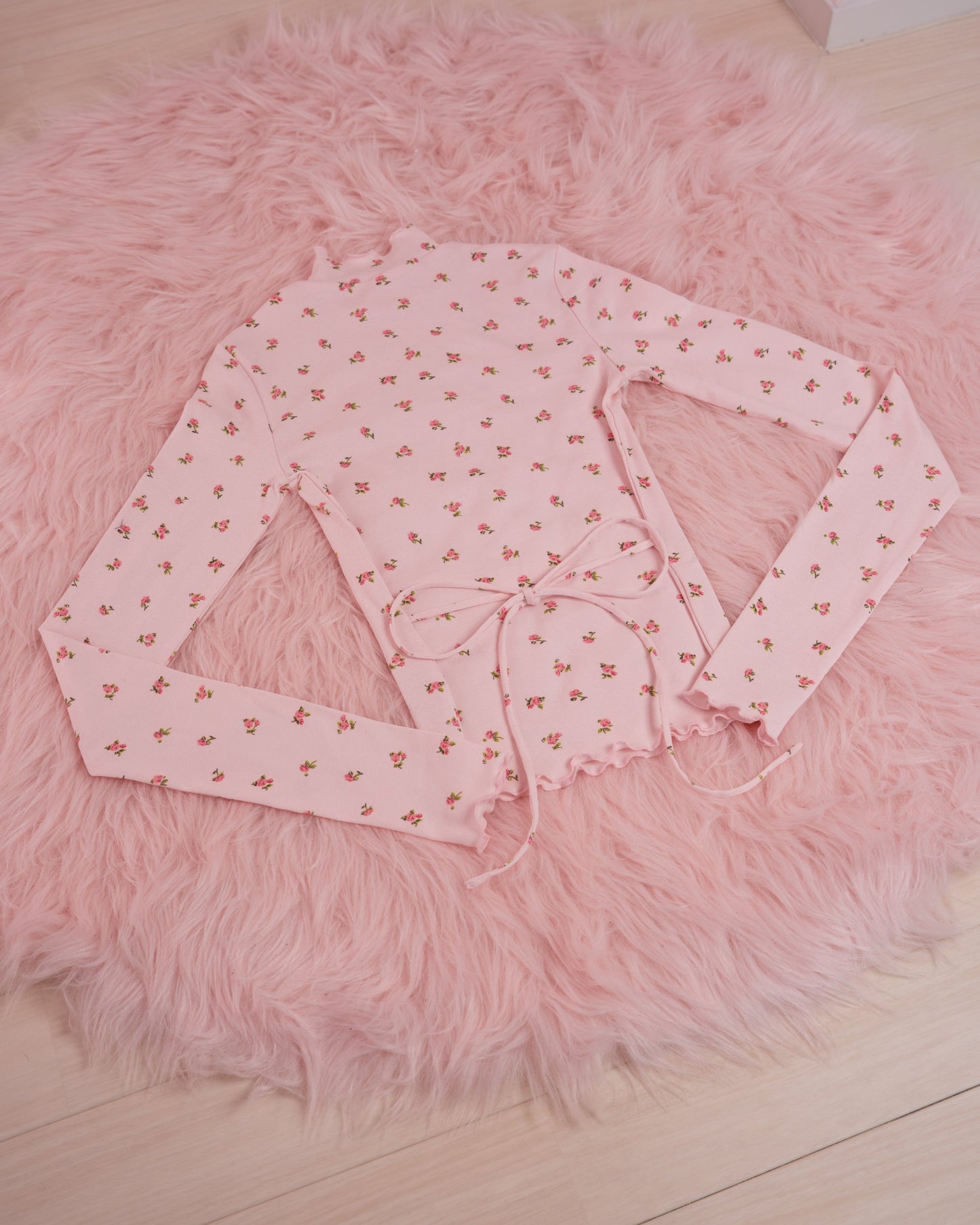 Your Dream Turtleneck - Floral Pink // PREORDER