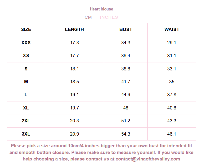 Heart On My Sleeve Cotton Blouse Pink // PREORDER