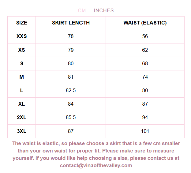 Elegant Ribbon Long Skirt - Pink // PREORDER