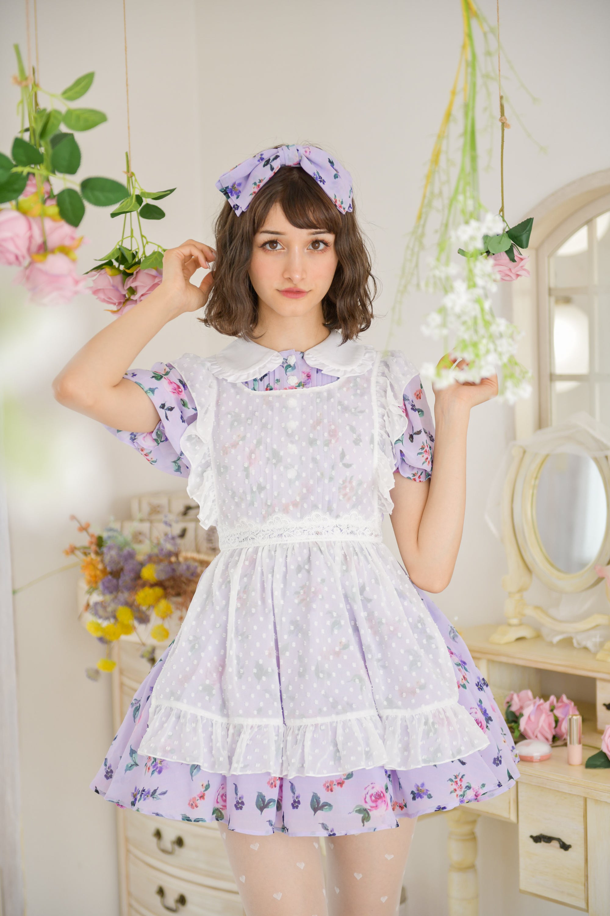 Floral Apron Dress // First Bloom Collection