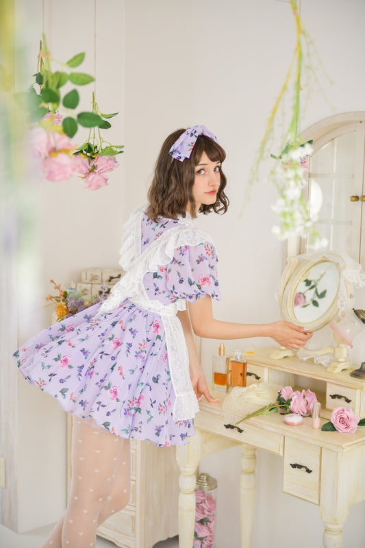 Floral Apron Dress // First Bloom Collection