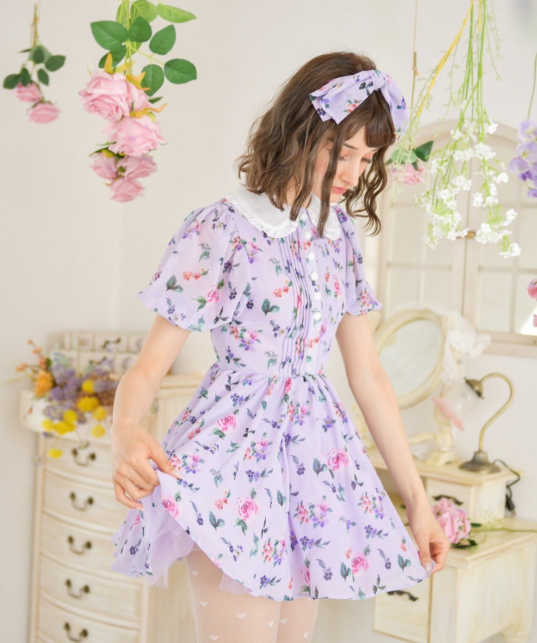 Floral Apron Dress // First Bloom Collection