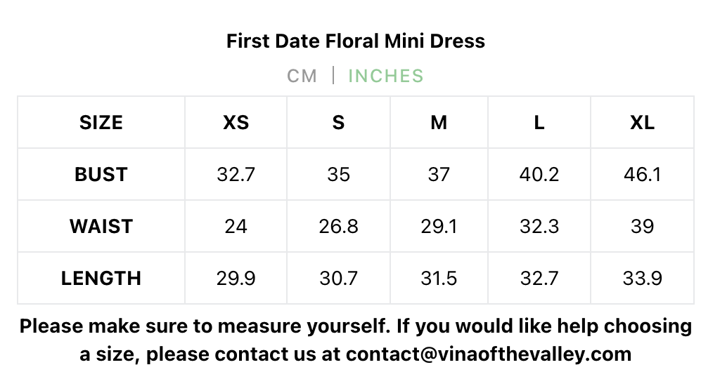 First Date Floral Mini Dress