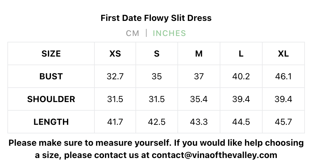 First Date Flowy Slit Dress